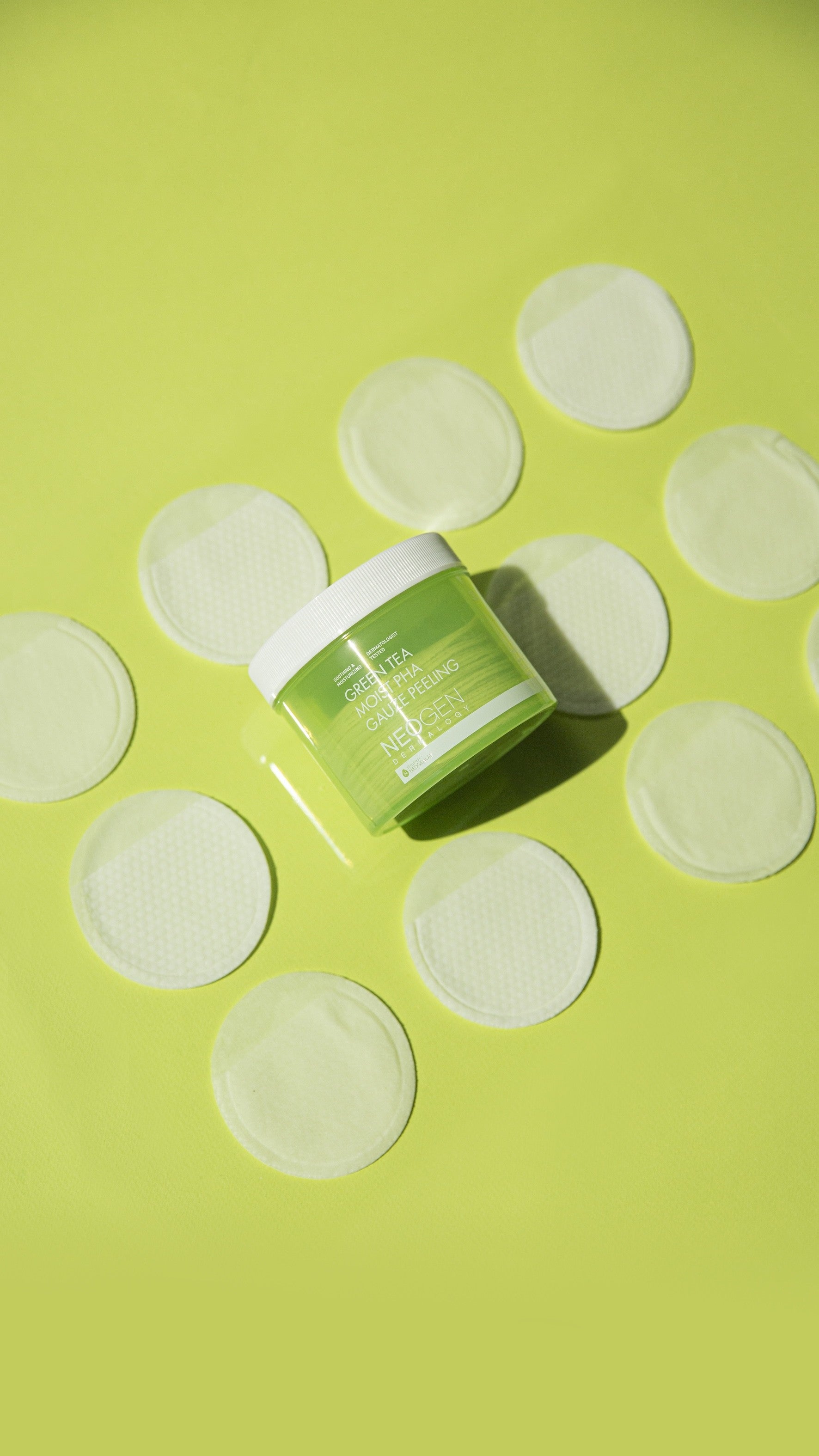 Neogen- Dermalogy Green Tea Moist Pha Gauze Peeling