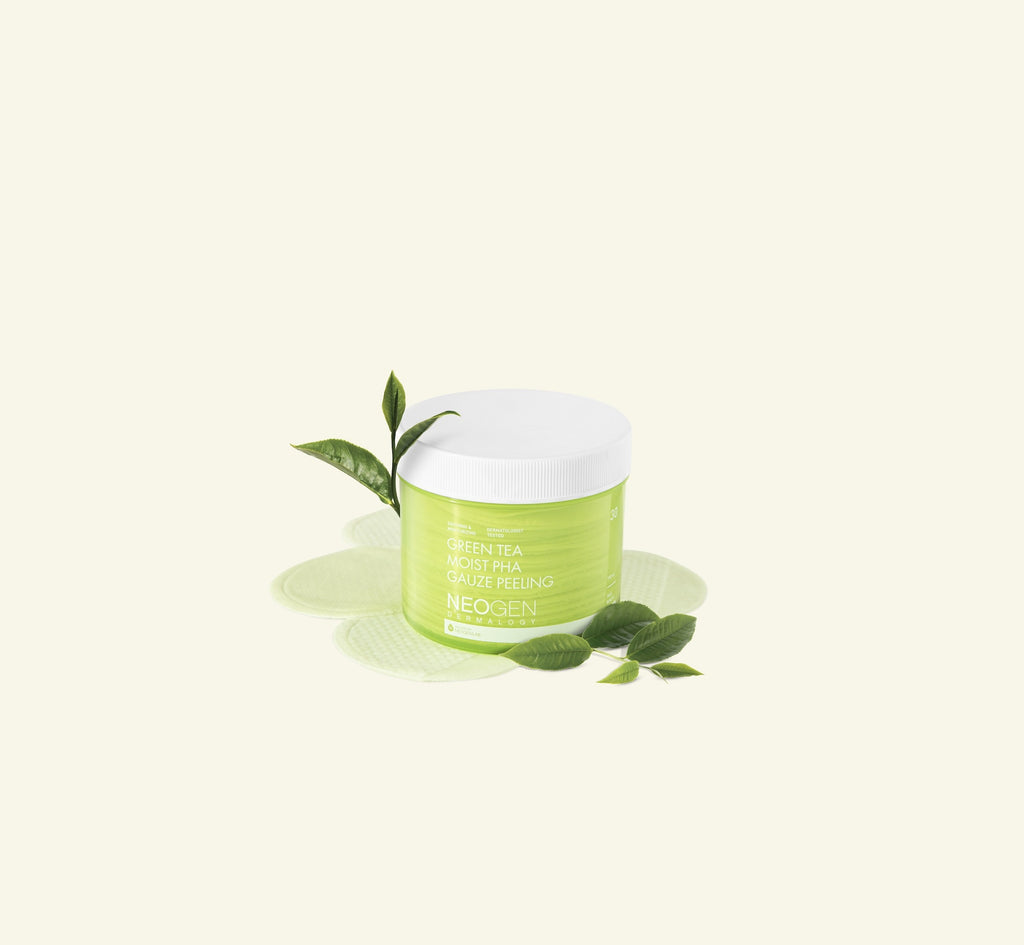 Neogen- Dermalogy Green Tea Moist Pha Gauze Peeling