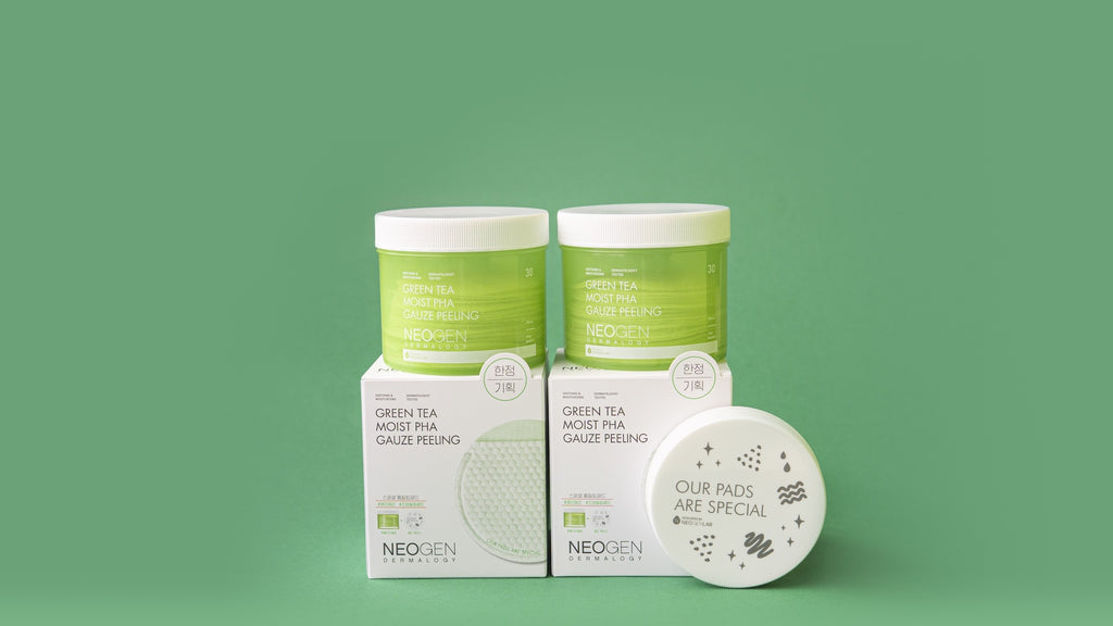 Neogen- Dermalogy Green Tea Moist Pha Gauze Peeling