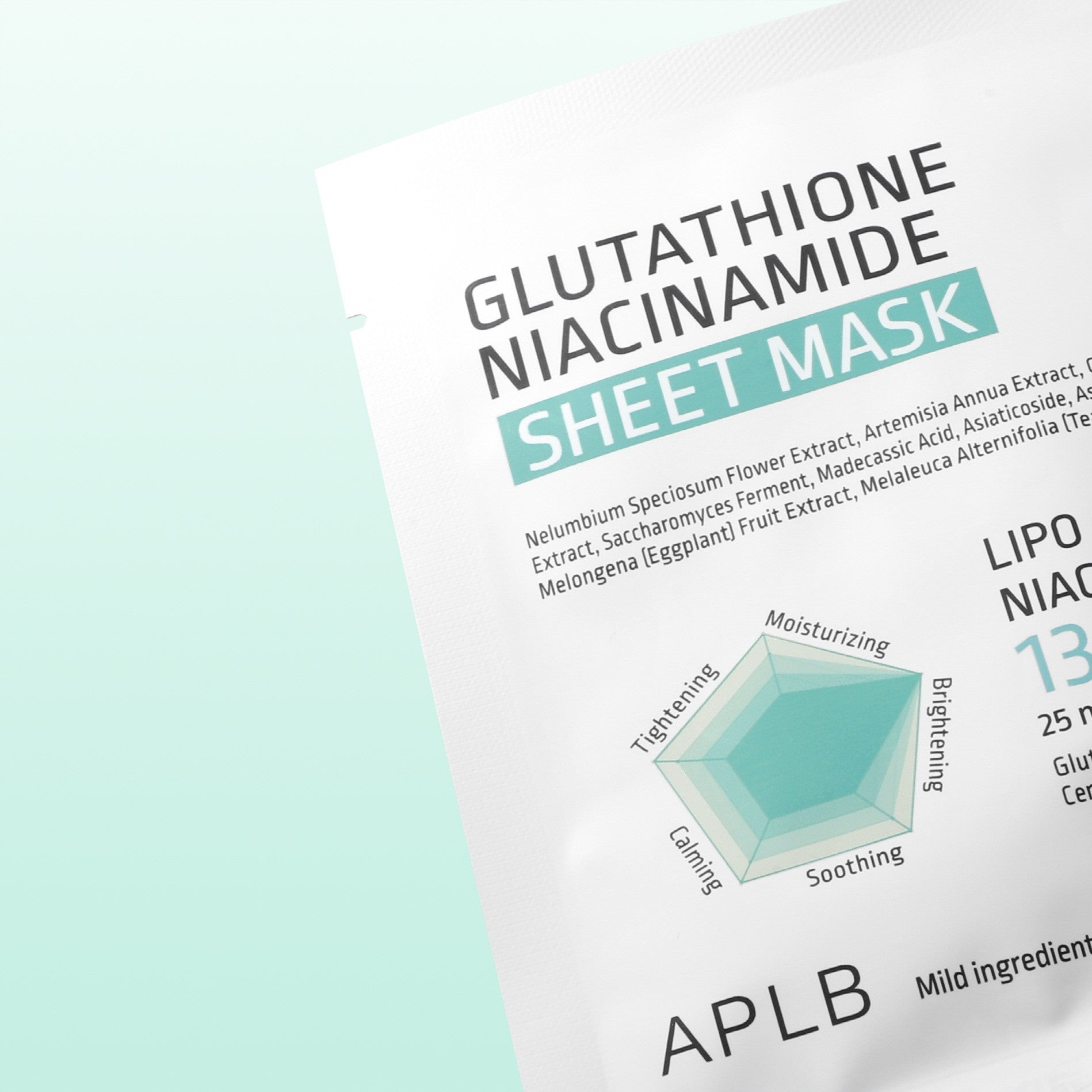 APLB- Glutathione Niacinamide Sheet Mask