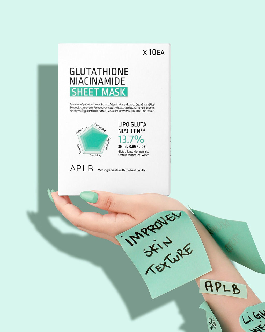 APLB- Glutathione Niacinamide Sheet Mask